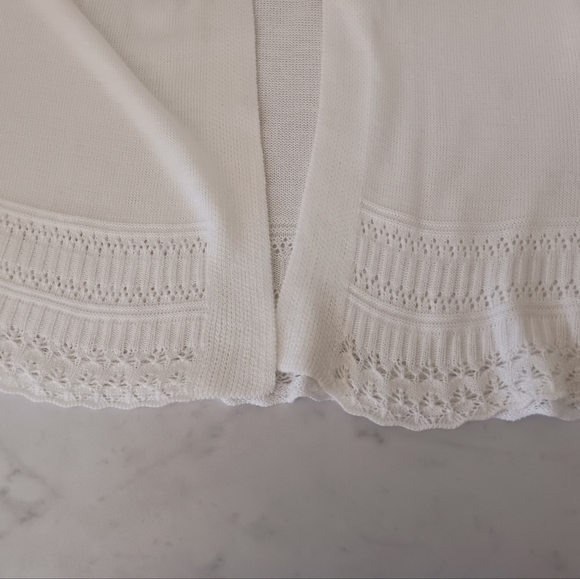 Signature by Robbie Bee Cream Cardigan - Picture 4 of 8